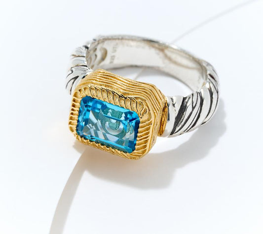 💍Christian James by Scott Grimes Sterling Silver Gemstone Ring